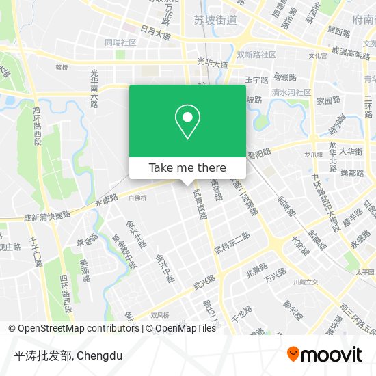 平涛批发部 map