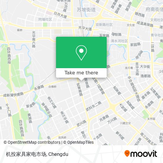 机投家具家电市场 map