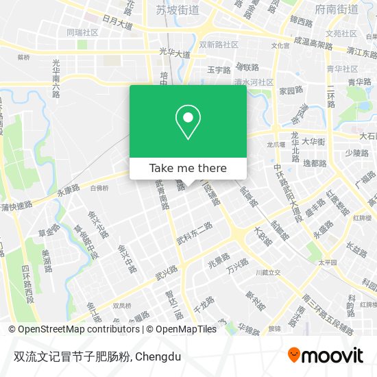 双流文记冒节子肥肠粉 map