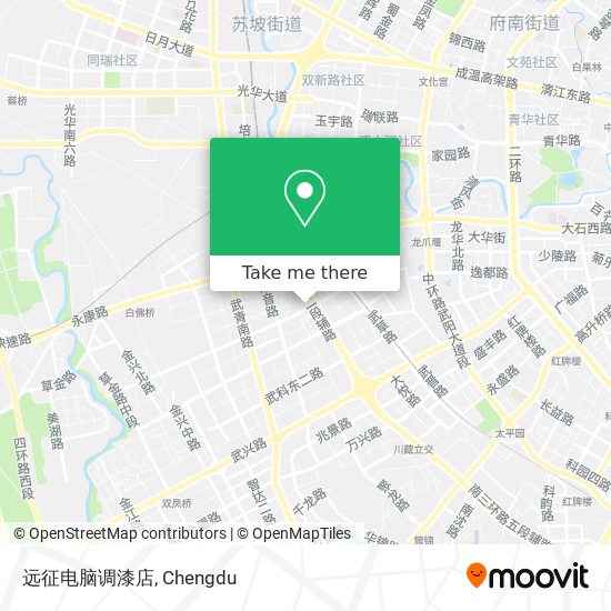 远征电脑调漆店 map