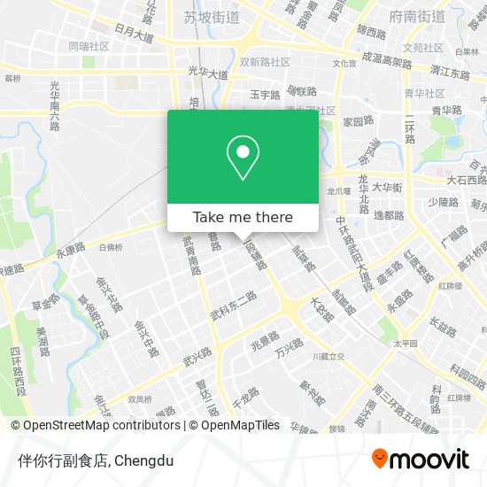 伴你行副食店 map