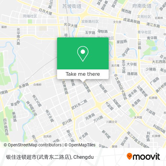 银佳连锁超市(武青东二路店) map