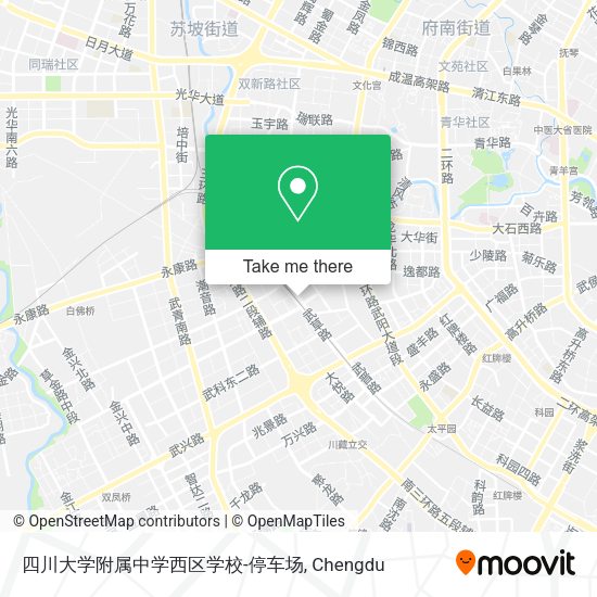 四川大学附属中学西区学校-停车场 map