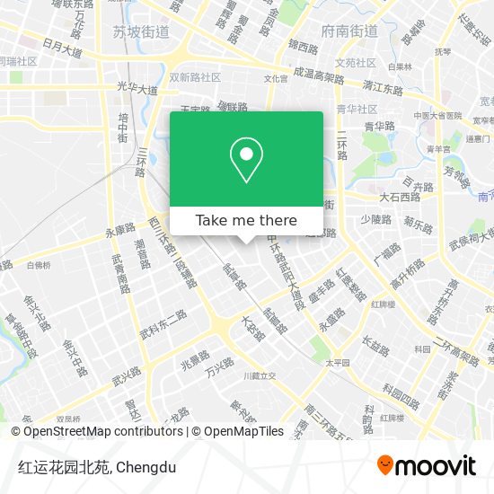 红运花园北苑 map
