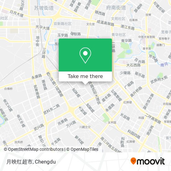 月映红超市 map