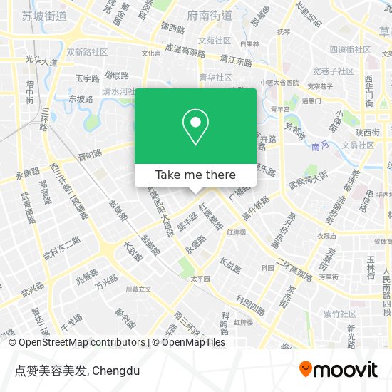 点赞美容美发 map