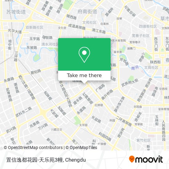 置信逸都花园-天乐苑3幢 map