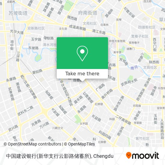 中国建设银行(新华支行云影路储蓄所) map