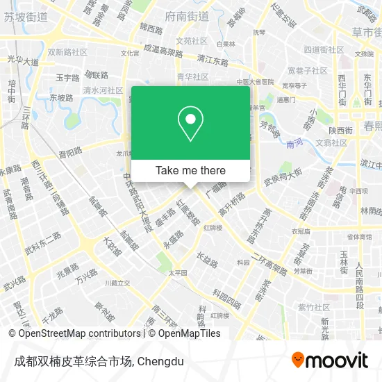 成都双楠皮革综合市场 map