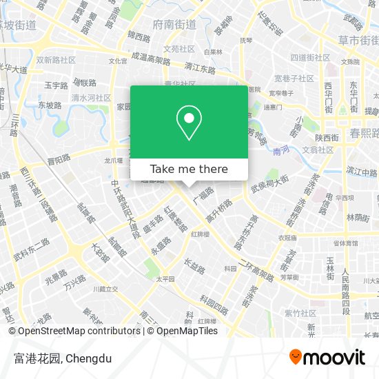 富港花园 map
