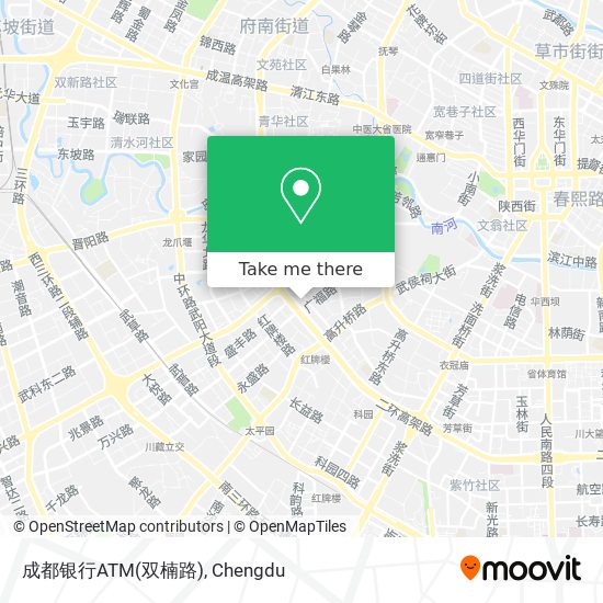 成都银行ATM(双楠路) map