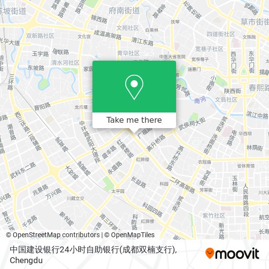 中国建设银行24小时自助银行(成都双楠支行) map