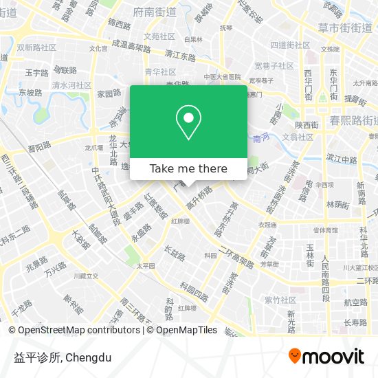 益平诊所 map