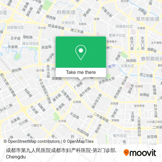 成都市第九人民医院成都市妇产科医院-第2门诊部 map