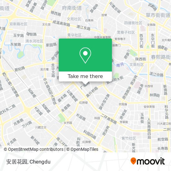安居花园 map