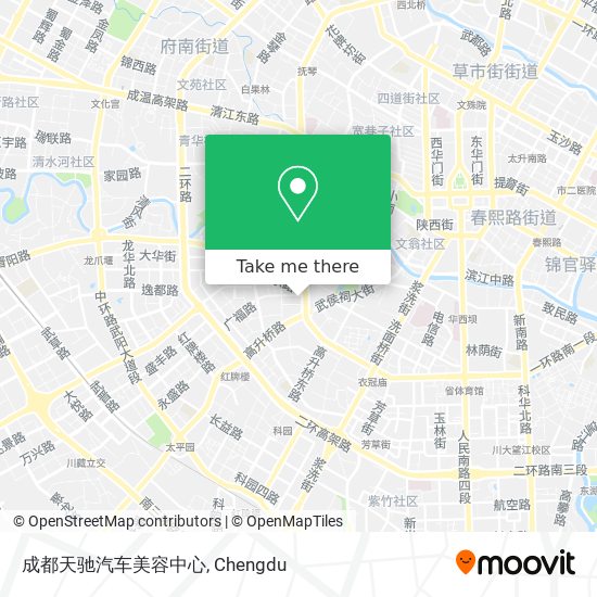 成都天驰汽车美容中心 map