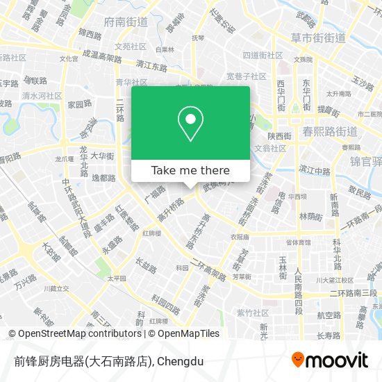 前锋厨房电器(大石南路店) map