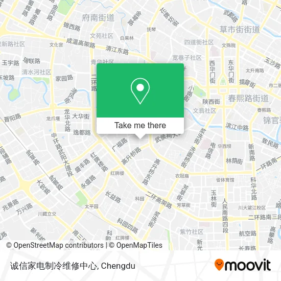 诚信家电制冷维修中心 map