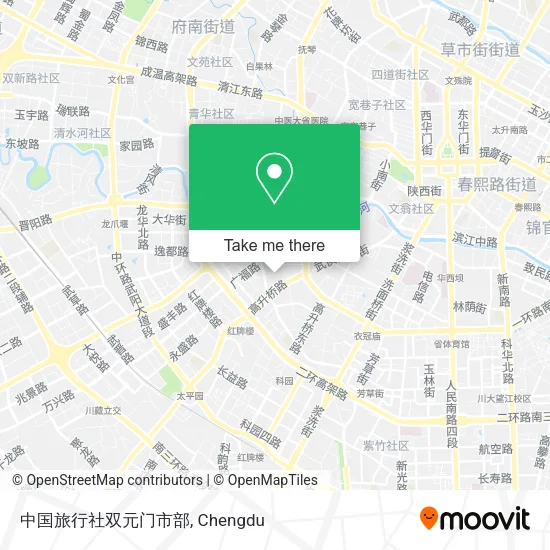 中国旅行社双元门市部 map