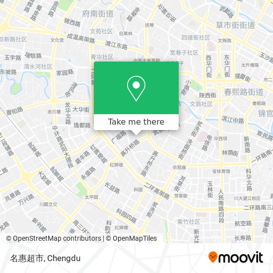 名惠超市 map