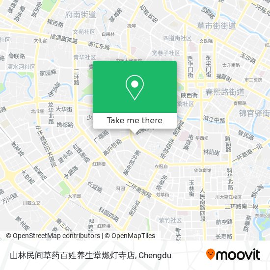 山林民间草药百姓养生堂燃灯寺店 map