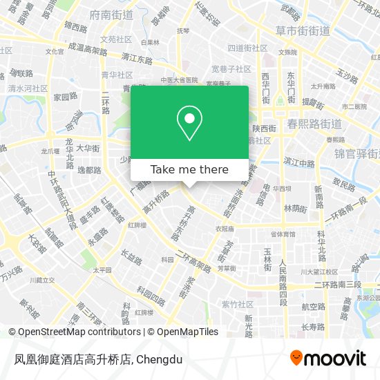 凤凰御庭酒店高升桥店 map