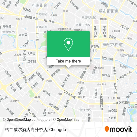 格兰威尔酒店高升桥店 map