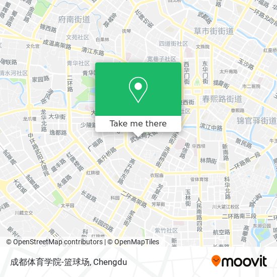 成都体育学院-篮球场 map