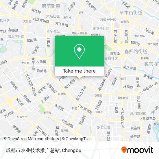 成都市农业技术推广总站 map