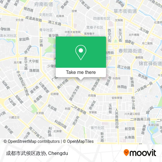 成都市武侯区政协 map