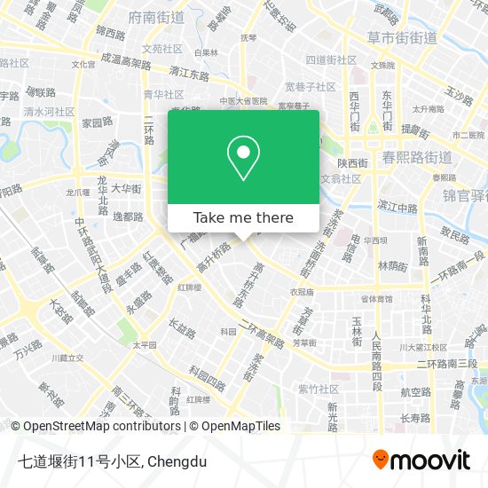 七道堰街11号小区 map