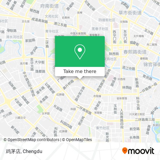 鸡茅店 map