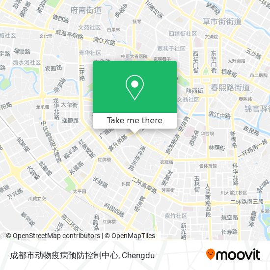 成都市动物疫病预防控制中心 map