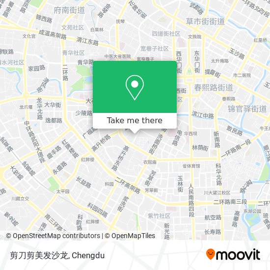 剪刀剪美发沙龙 map