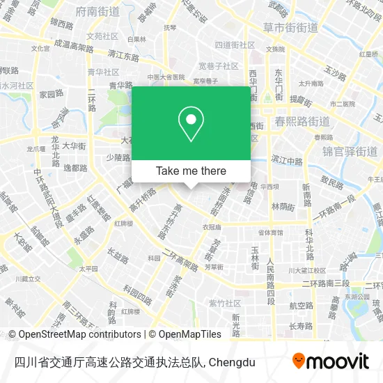 四川省交通厅高速公路交通执法总队 map