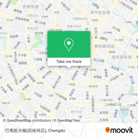 巴蜀崽火锅(武候祠店) map
