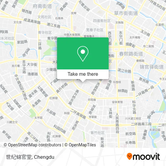 世纪锦官堂 map