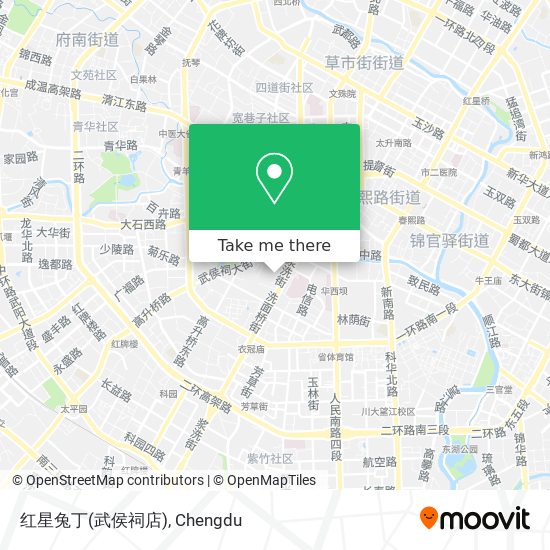 红星兔丁(武侯祠店) map