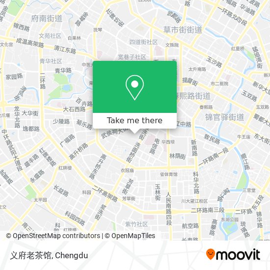 义府老茶馆 map