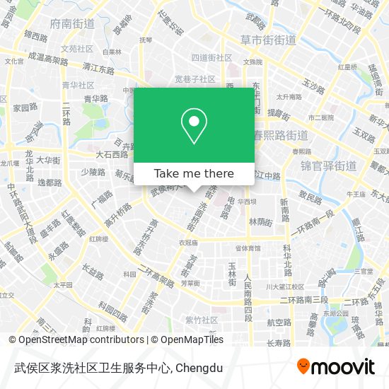 武侯区浆洗社区卫生服务中心 map