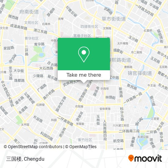 三国楼 map