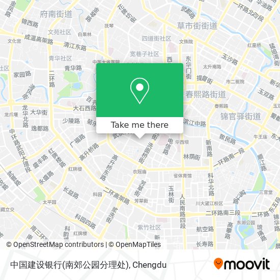 中国建设银行(南郊公园分理处) map