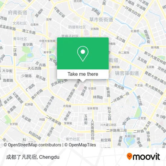 成都了凡民宿 map