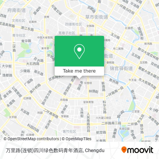 万里路(连锁)四川绿色数码青年酒店 map