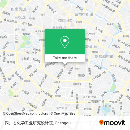 四川省化学工业研究设计院 map