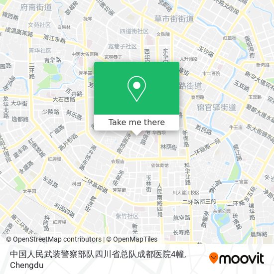 中国人民武装警察部队四川省总队成都医院4幢 map