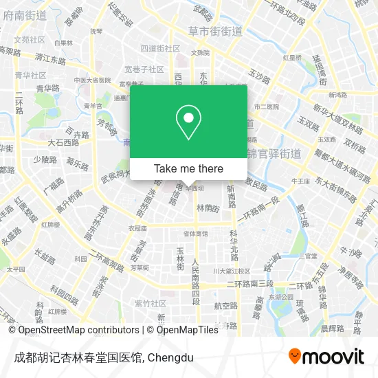 成都胡记杏林春堂国医馆 map