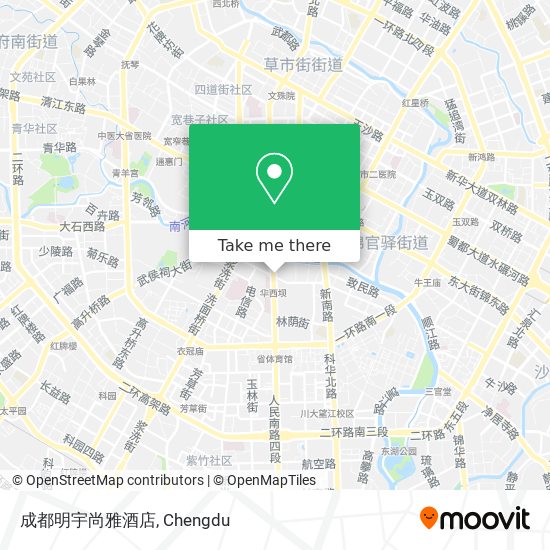 成都明宇尚雅酒店 map