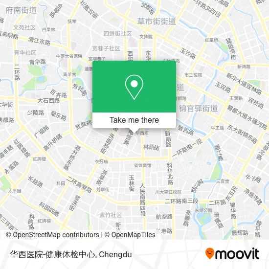 华西医院-健康体检中心 map