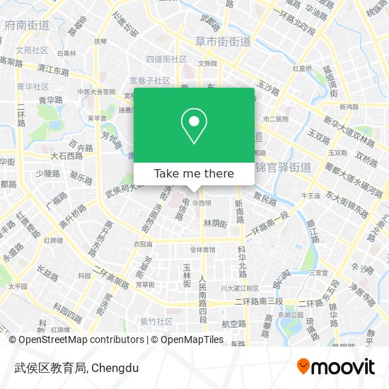 武侯区教育局 map